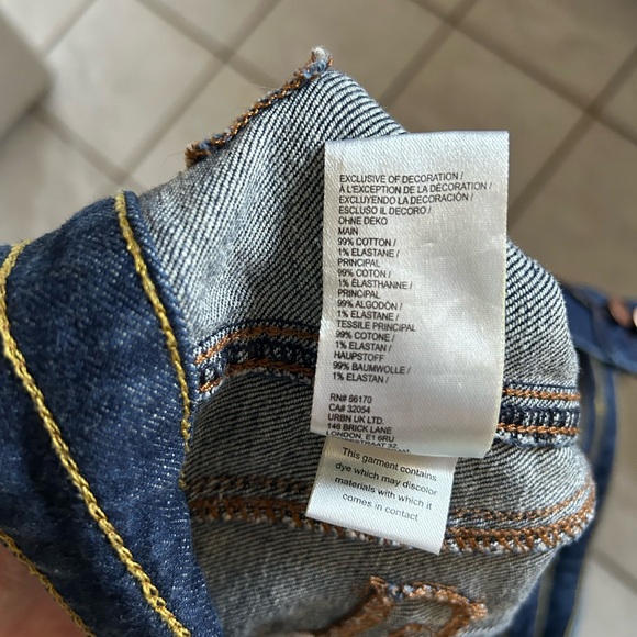 Pilcro Anthropologie Double Knee, Ladies Denim Jeans - Women's size 31 - Picture 12 of 16